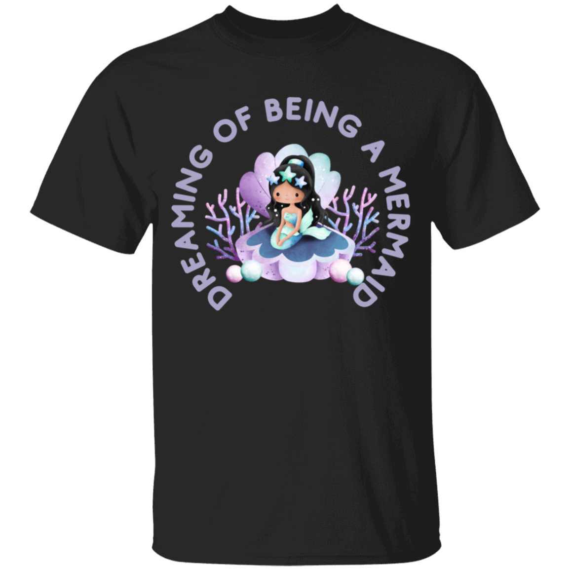 Dreaming of Being a Mermaid Kid T Shirt