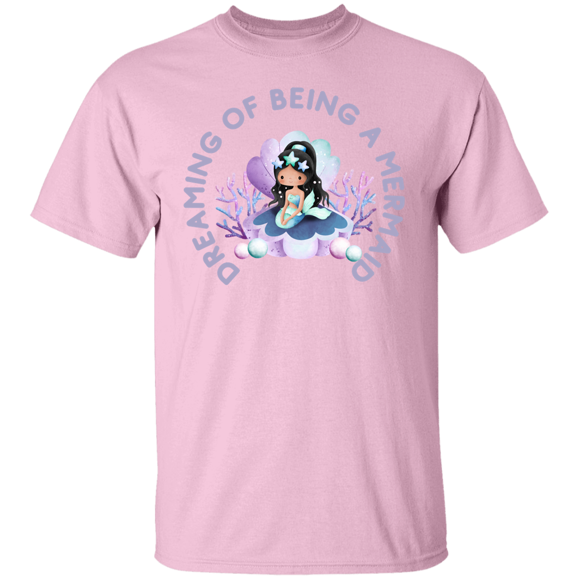 Dreaming of Being a Mermaid Kid T Shirt