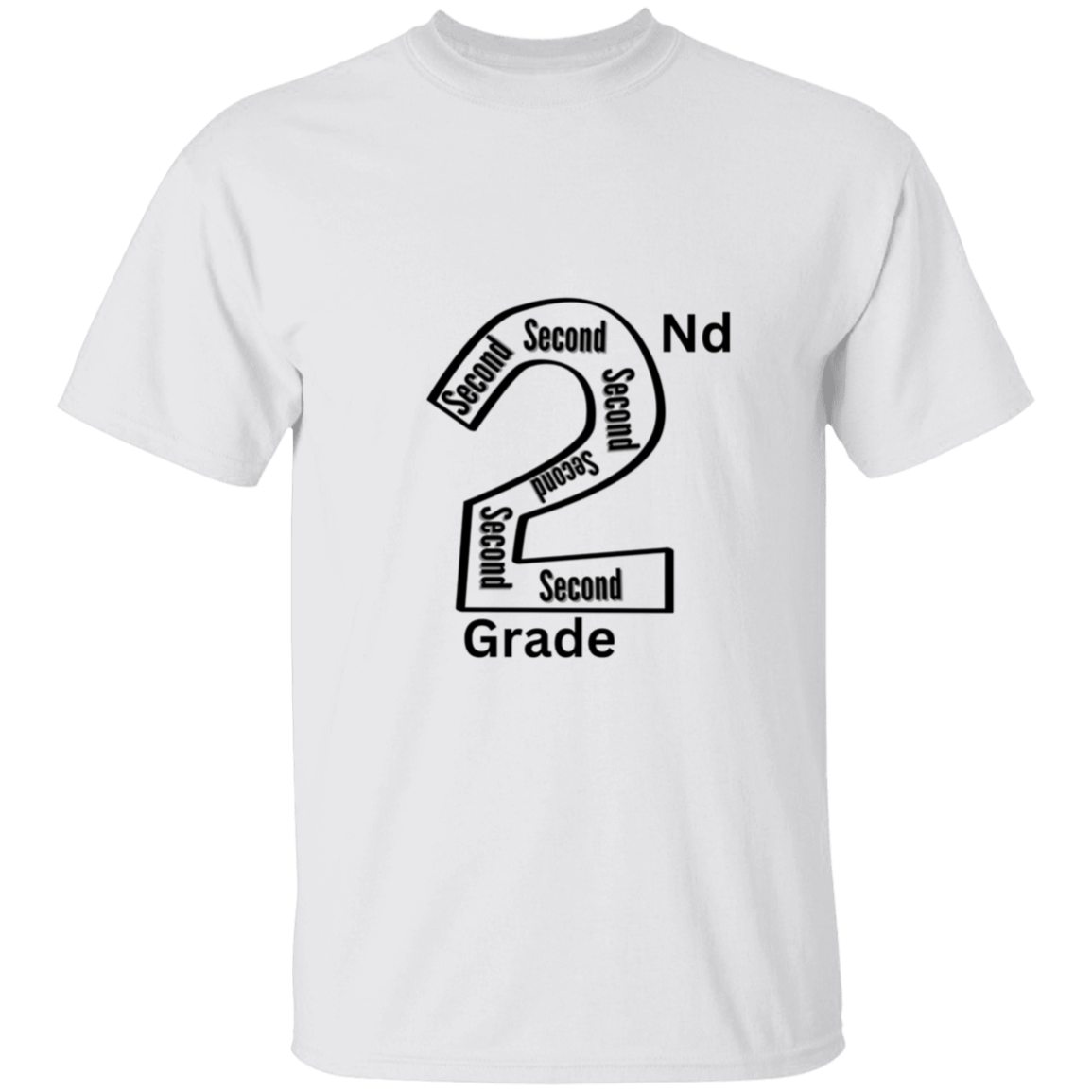 #2 Second Grade T Shirt for Kids