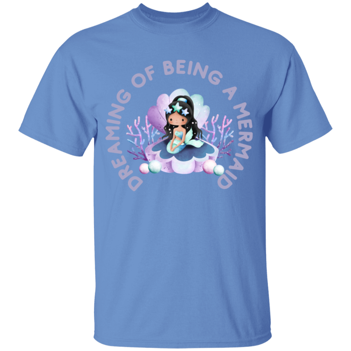 Dreaming of Being a Mermaid Kid T Shirt