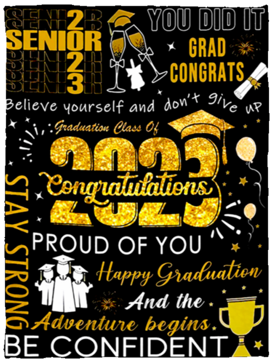 Proud of You Graduation Blanket