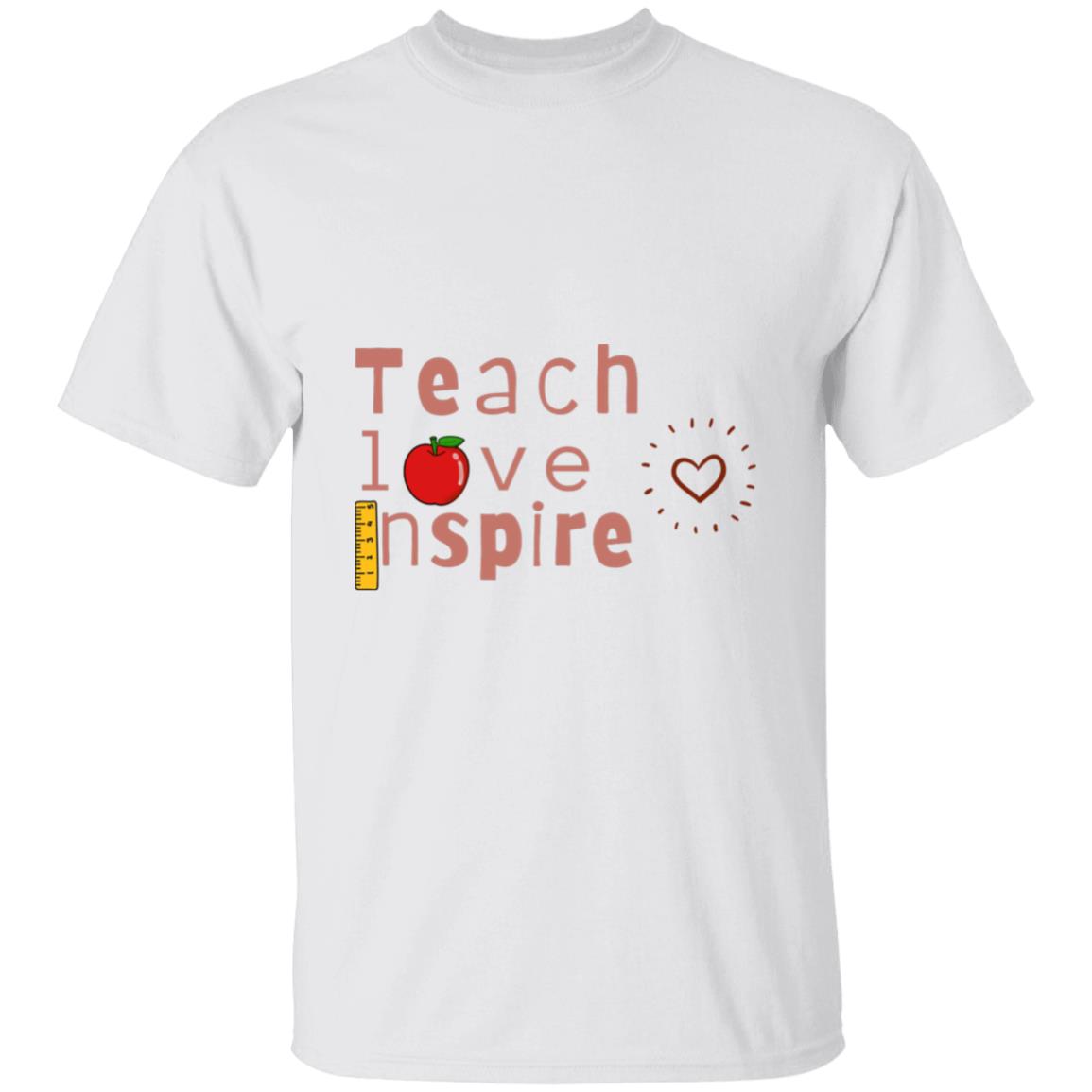 Teach Love Inspire T Shirt For Teachers