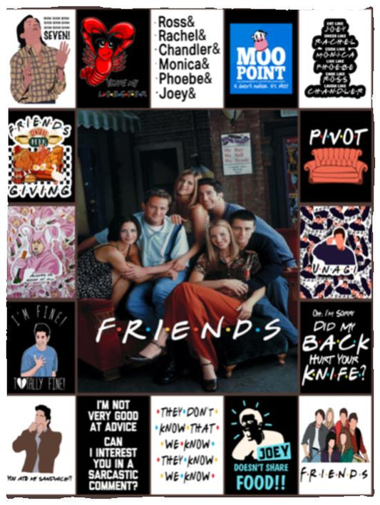 I'll Be There For You Friends Blanket