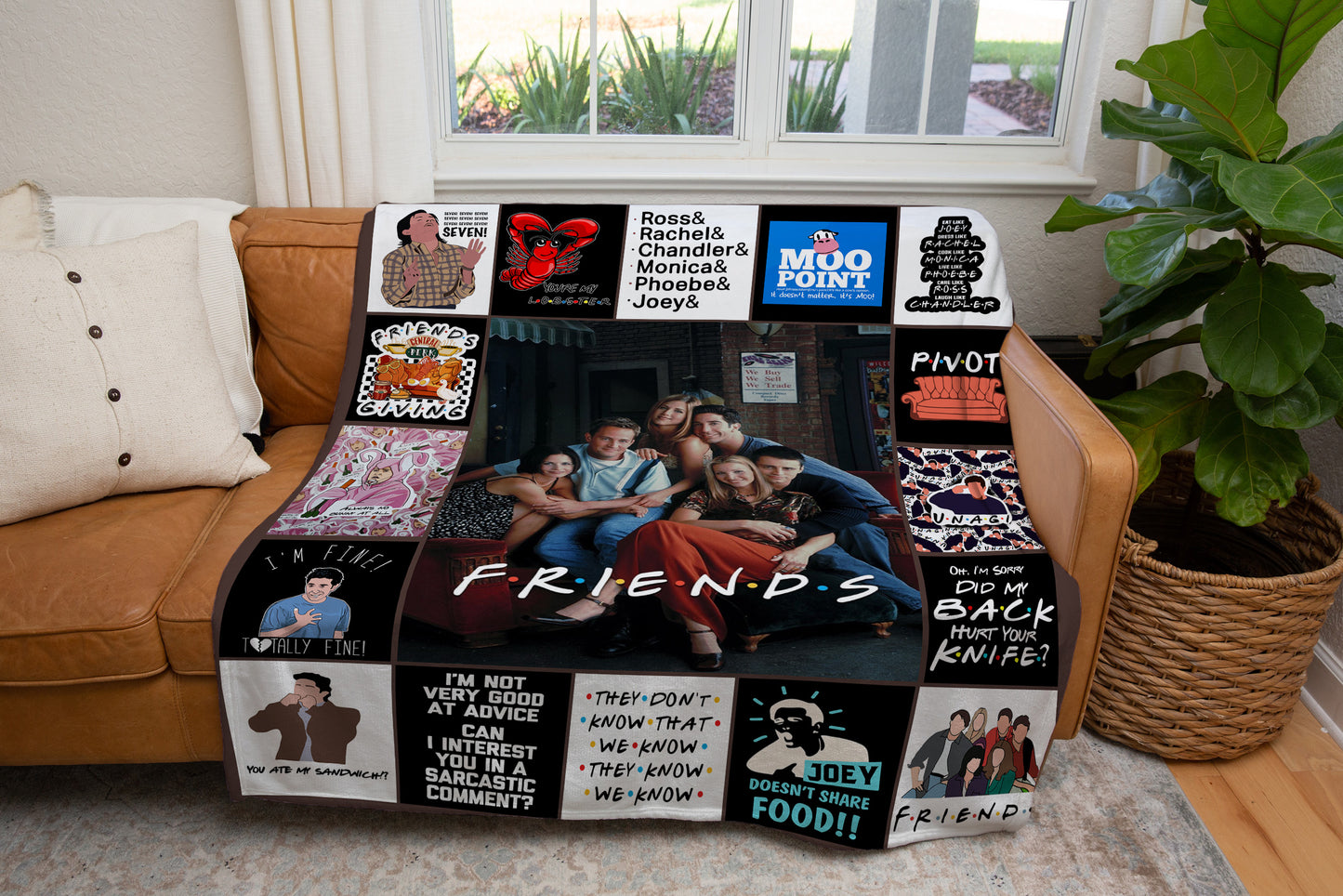 I'll Be There For You Friends Blanket