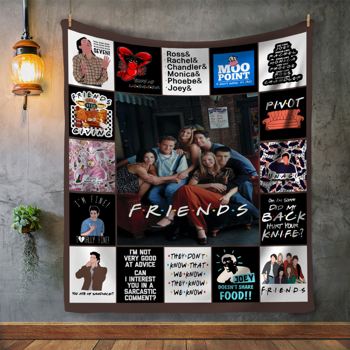 I'll Be There For You Friends Blanket