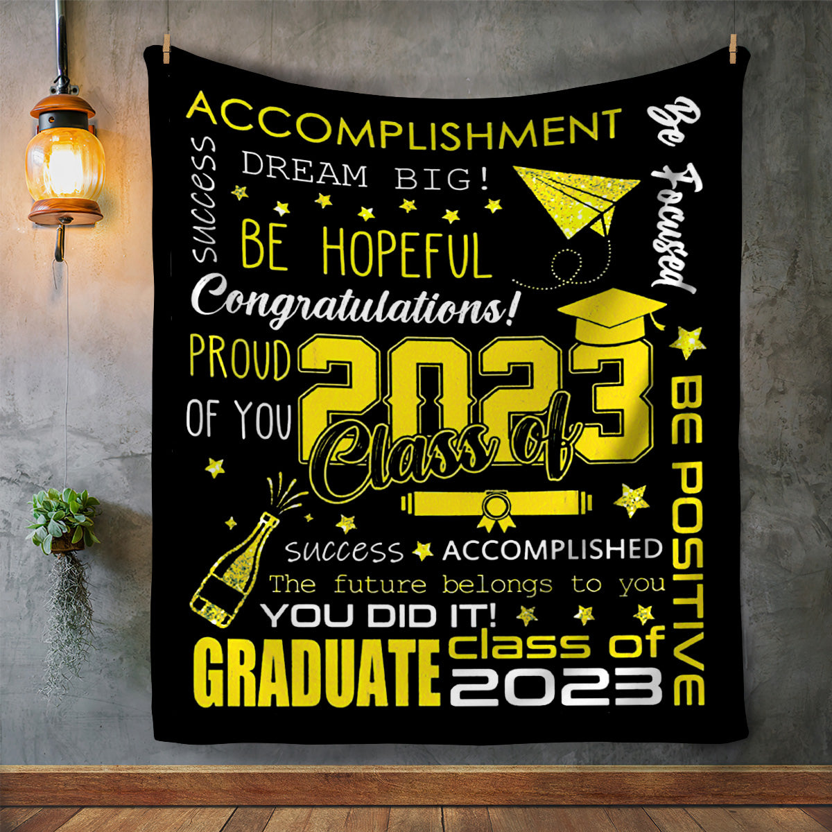 Class of 2023 Congratulations Blanket