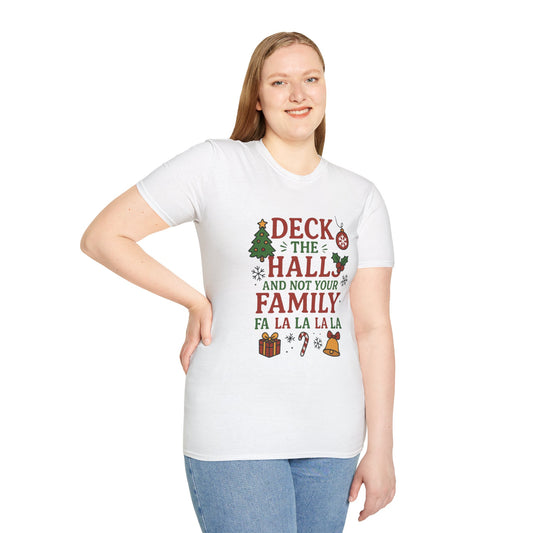 Festive Family T-Shirt | Holiday Cheer Tee, Christmas Shirt, Matching Family Apparel, Funny Gift, Fa La La La La