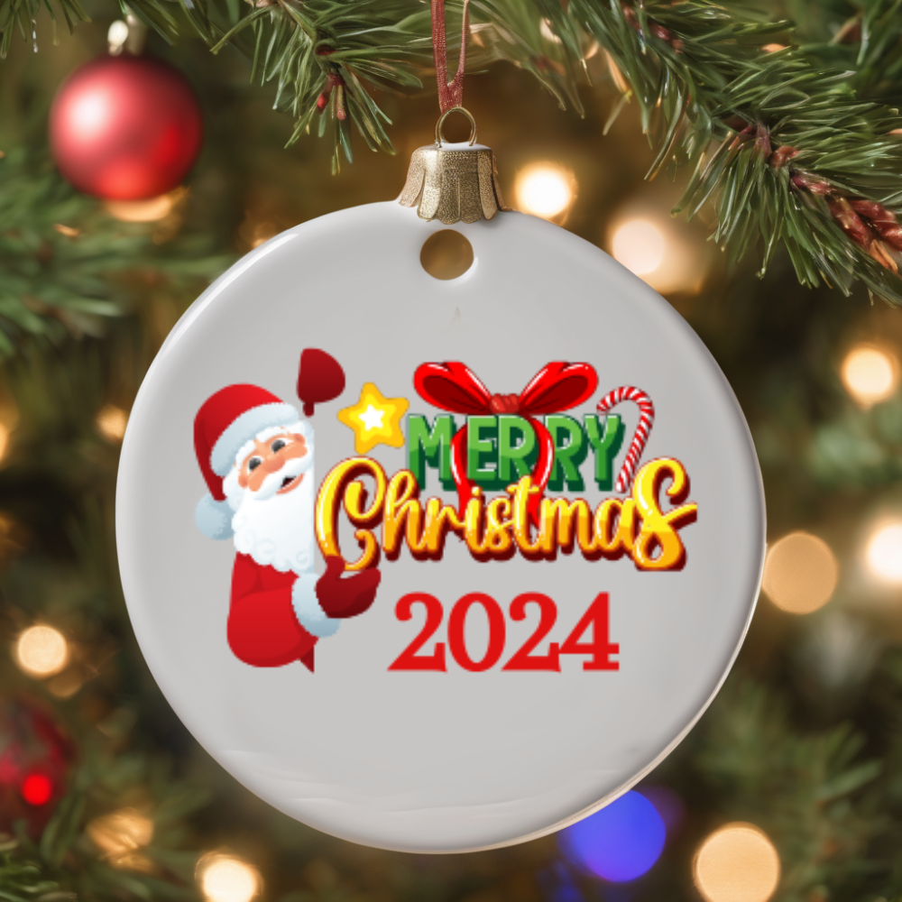 Merry Christmas 2024 Ornament