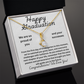 Graduation Necklace With Heartfelt Message