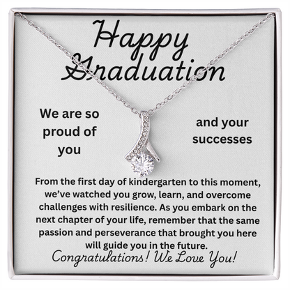 Graduation Necklace With Heartfelt Message