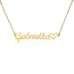 Name Necklace With a Heart