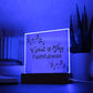 Great is Thy Faithfulness Music Notes Acrylic Plague