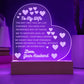 To  My Wife , Love Your Husband Acrylic Plaque