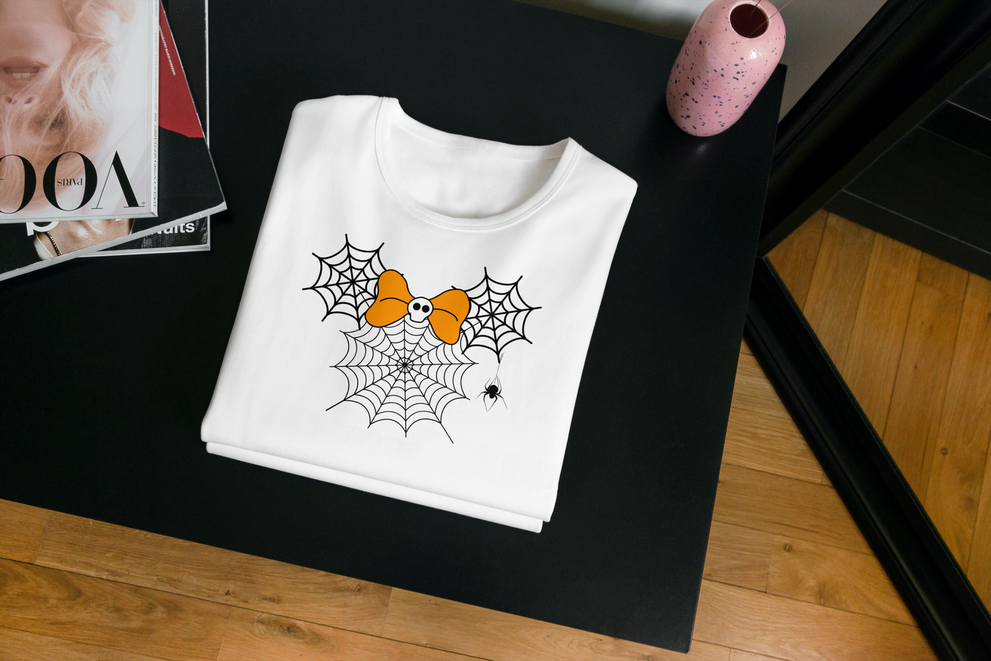 Minnie Mouse Spider Web Halloween T Shirt