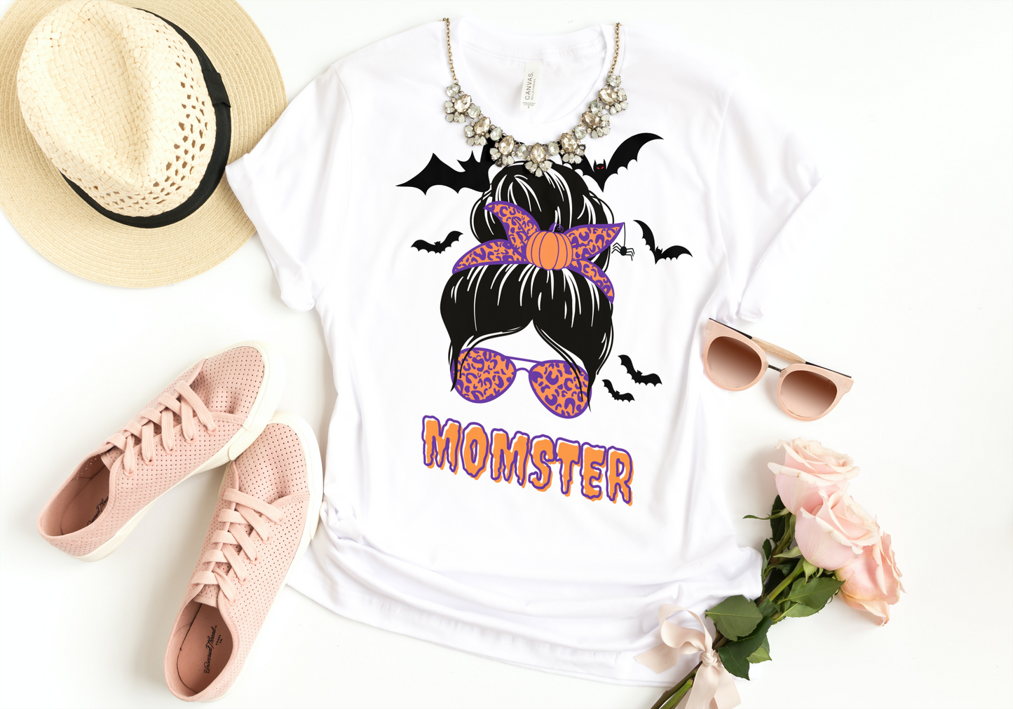 Momster Bat Halloween Shirt