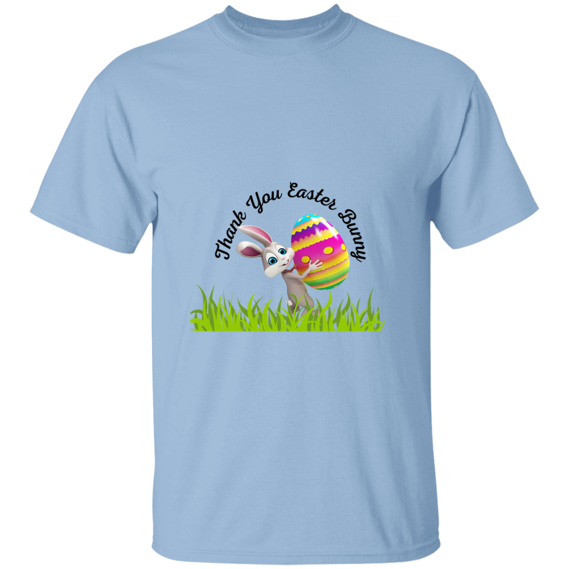 Thank You Easter Bunny Kids  T Shirt