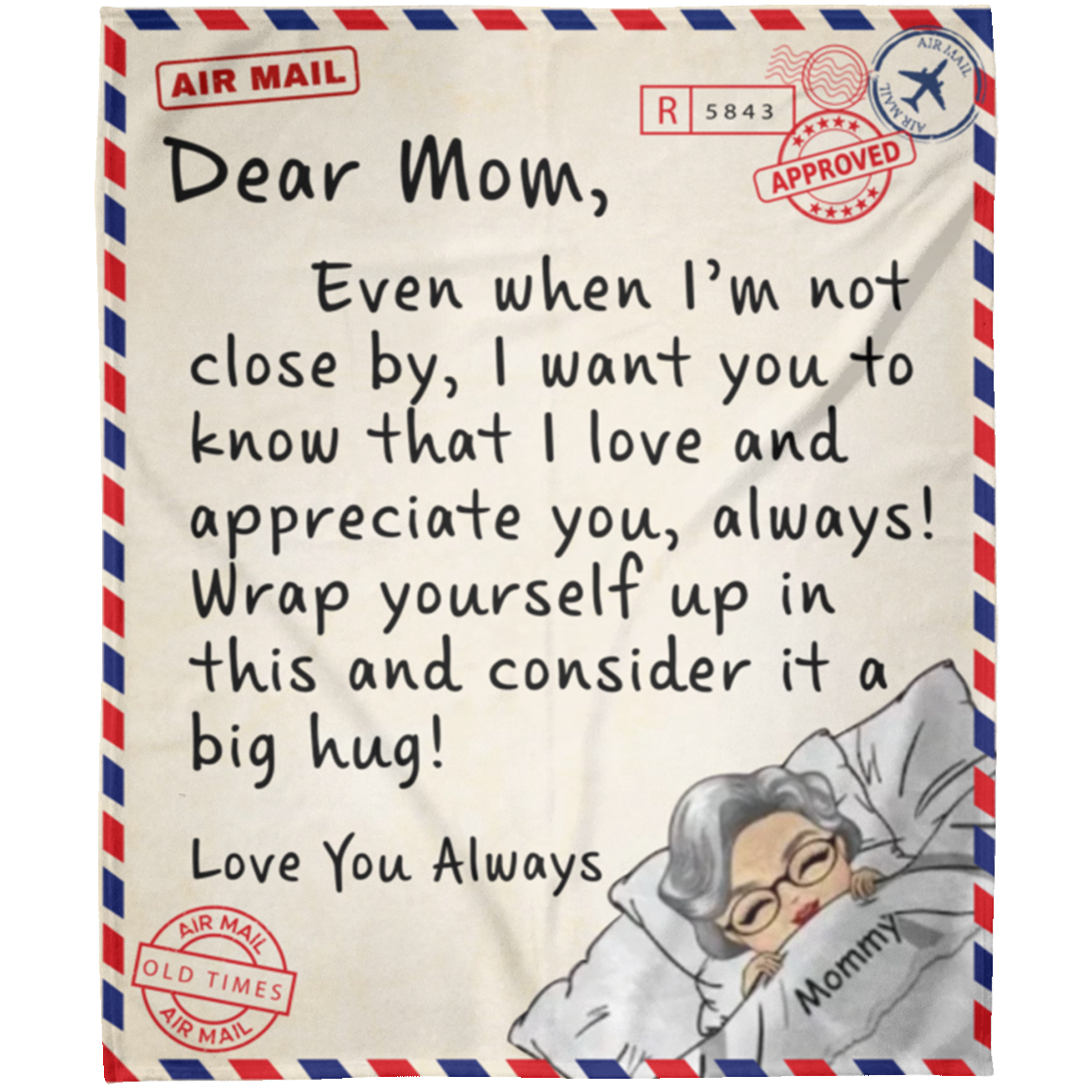 Dear Mom Blanket