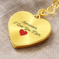 Remember I Love You Mom Key Chain