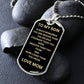 To My Son  Love Mom Dog Tag