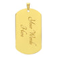 To My Son  Love Mom Dog Tag