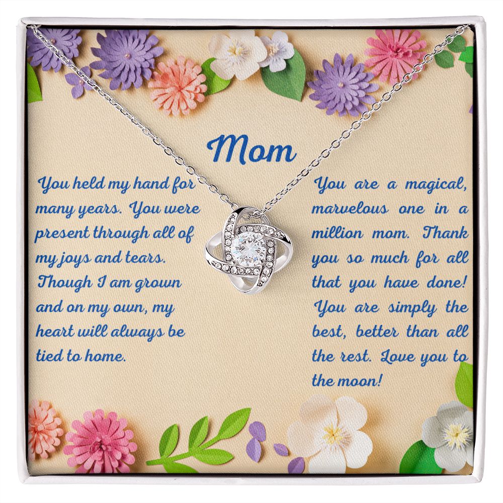 Mom Love Knot Necklace