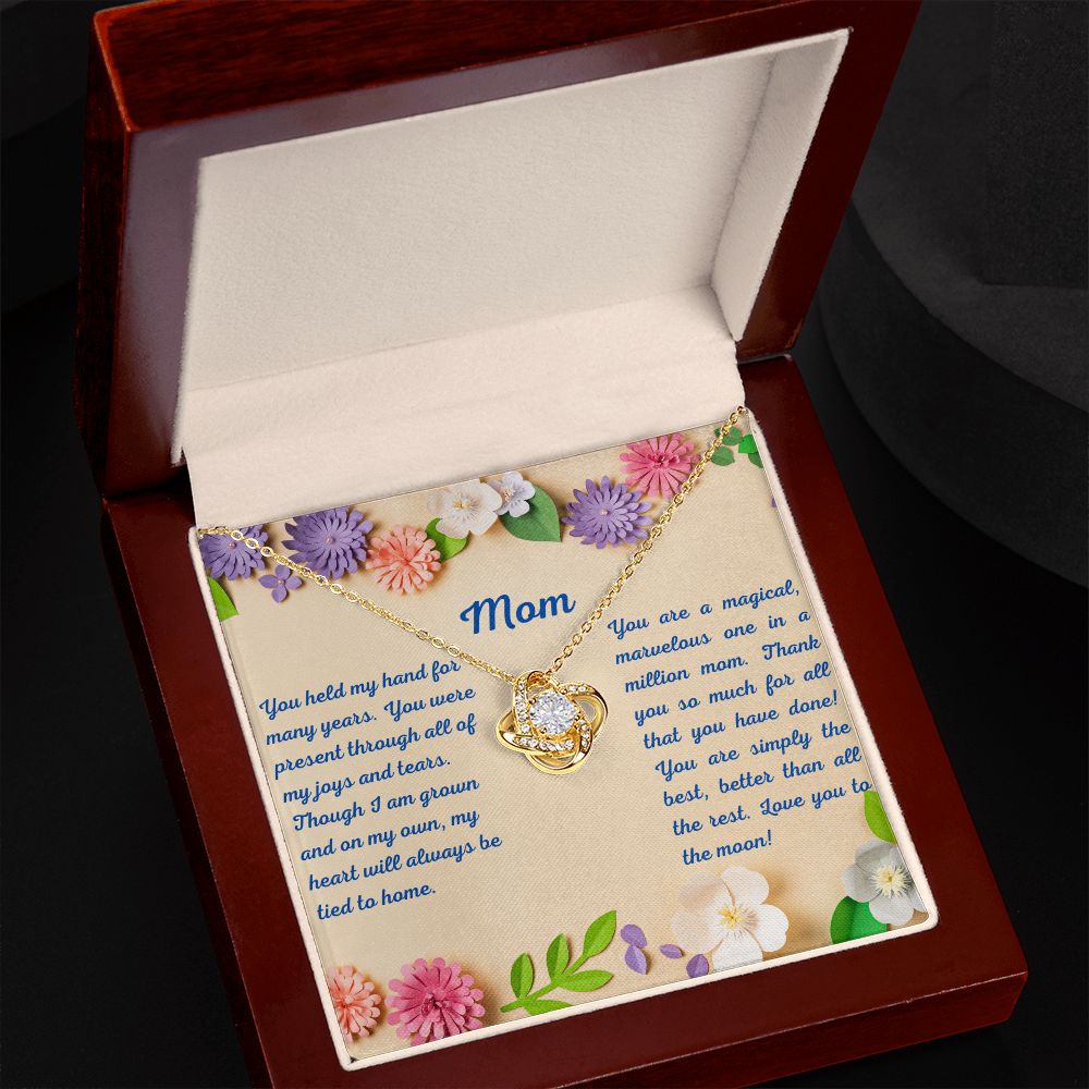 Mom Love Knot Necklace