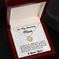 To My Amazing Mom Love Knot Necklace