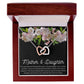 Mother & Daughter Interlocking Heart Necklace