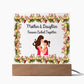 Mother & Daughter Forever Linked Together Acrylic Plaque